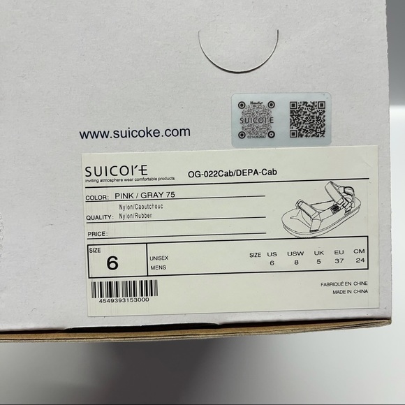 Suicoke Depa-CAB Sandals Pink Grey - Picture 8 of 8